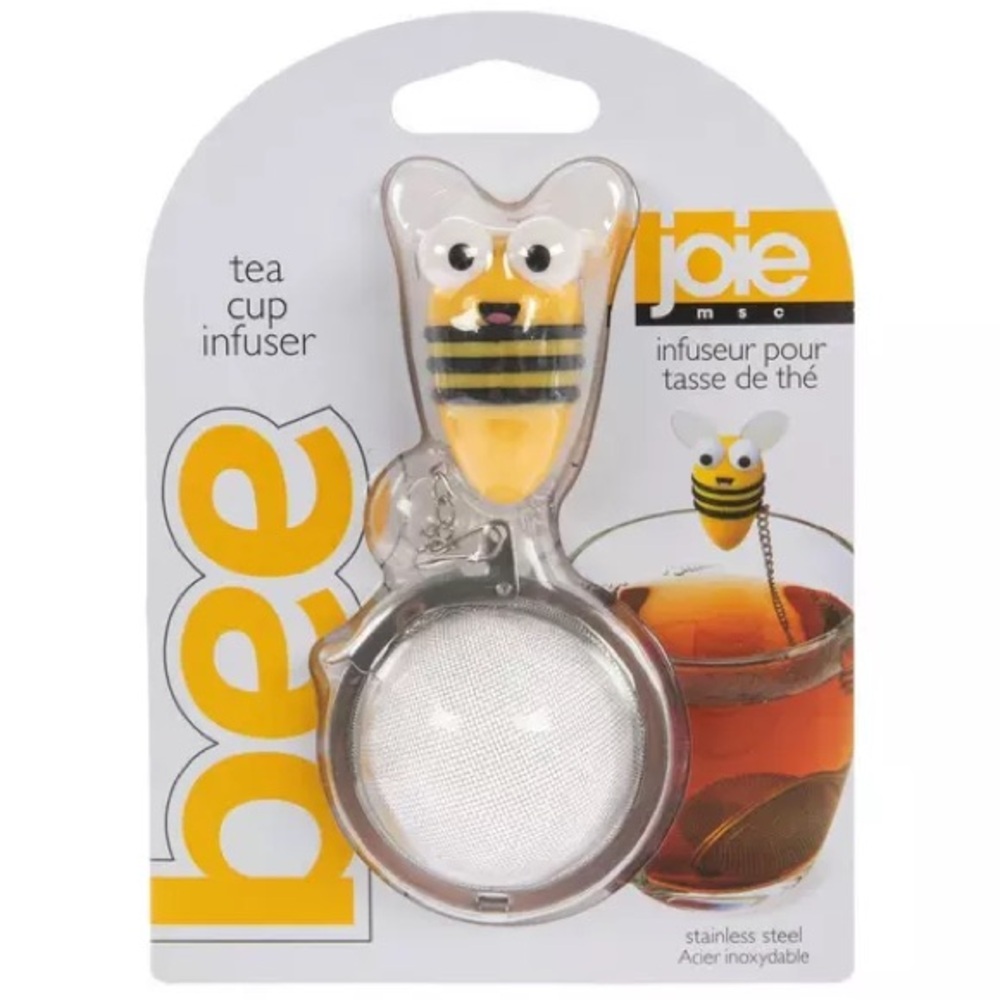 Joie Bee Tea Infuser - Yellow and Silver